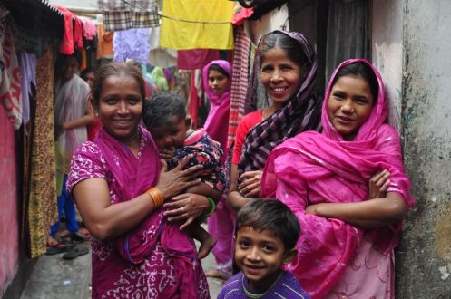 Colourful_ladies_Geneva_Camp_Dhaka